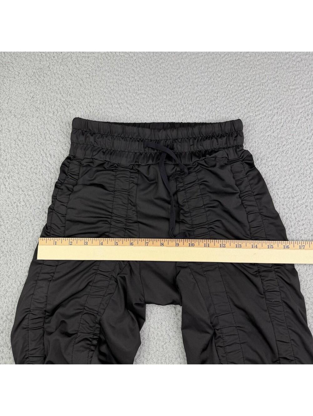Agogie Wearable Resistance +20 Ruched Black Pants Women's Medium Strectch Sculpt - Picture 7 of 11
